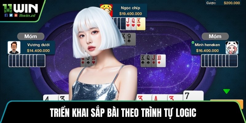 Triển khai sắp bài theo trình tự logic