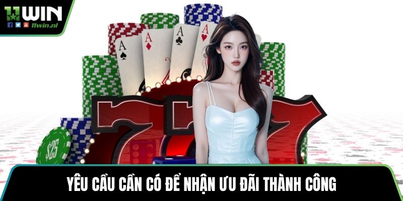 Yêu cầu cần có để nhận ưu đãi thành công